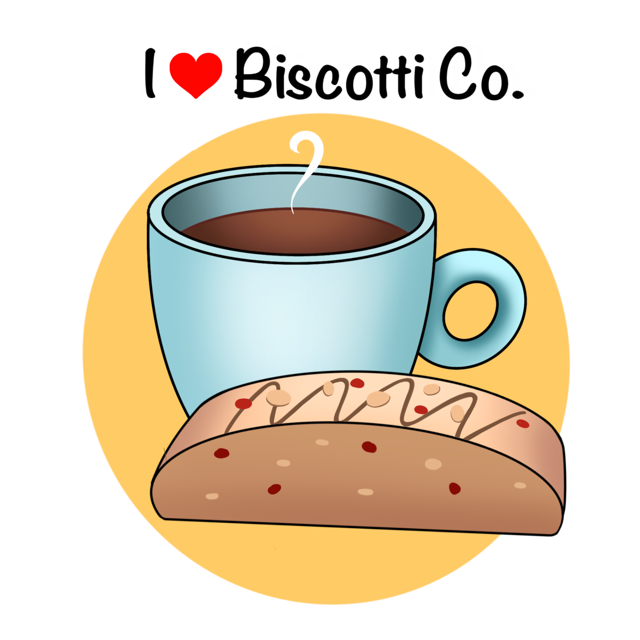 I Love Biscotti Co. Logo final